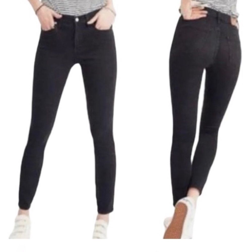 Madewell Skinny Ankle Black Jeans Size 27
